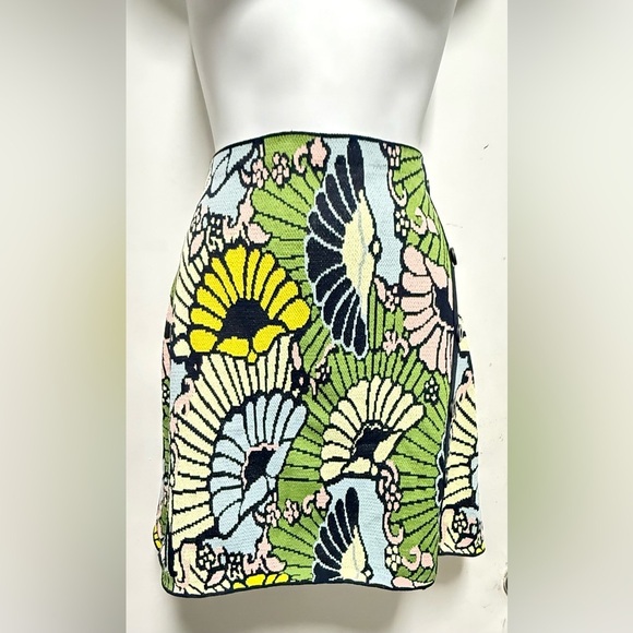 RACHEL Rachel Roy Multicolor Button-Front Skirt - Picture 2 of 9